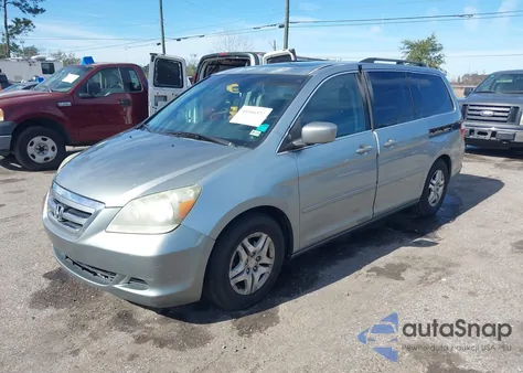 2007 Honda Odyssey Ex-L from USA, damaged, VIN 5FNRL38727B141231